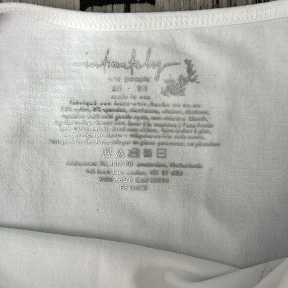 Intimately Free People Women's White Short-Sleeve Shirt Size XS/S - Picture 5 of 6